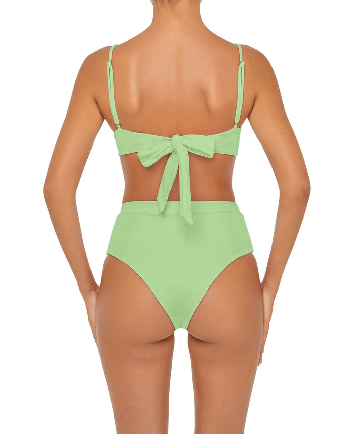 BSWS-B88 High Waisted Thin Band Bikini Bottom