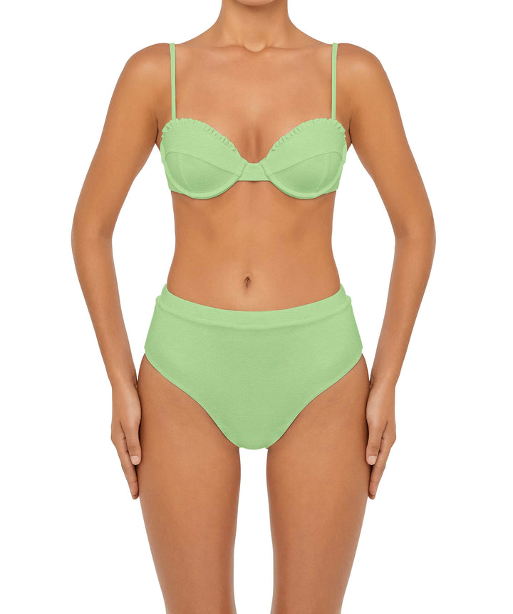 BSWS-B88 High Waisted Thin Band Bikini Bottom