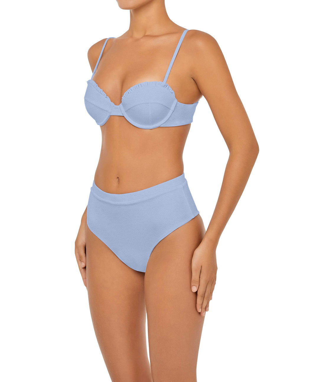 BSWS-T88 Ruffles Underwire Bikini Top