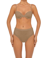 BSWS-B88 High Waisted Thin Band Bikini Bottom