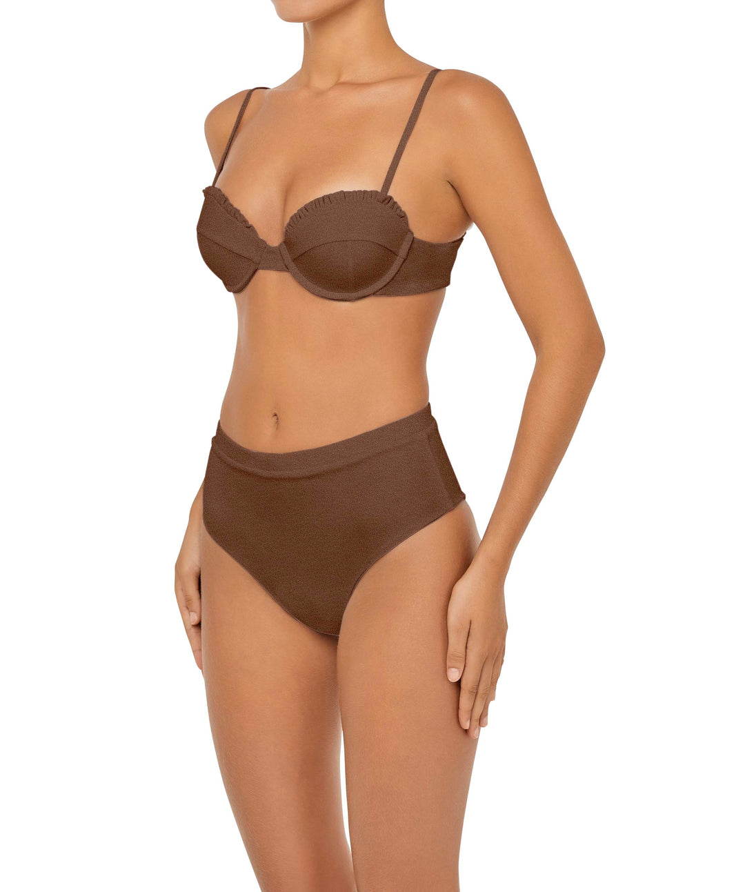 BSWS-T88 Ruffles Underwire Bikini Top