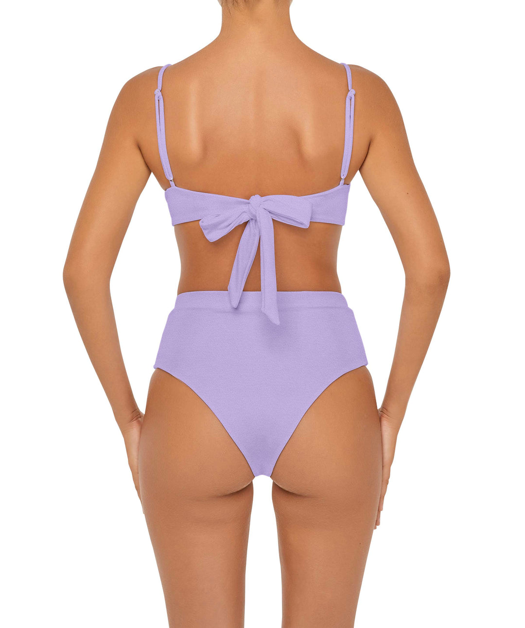 BSWS-B88 High Waisted Thin Band Bikini Bottom