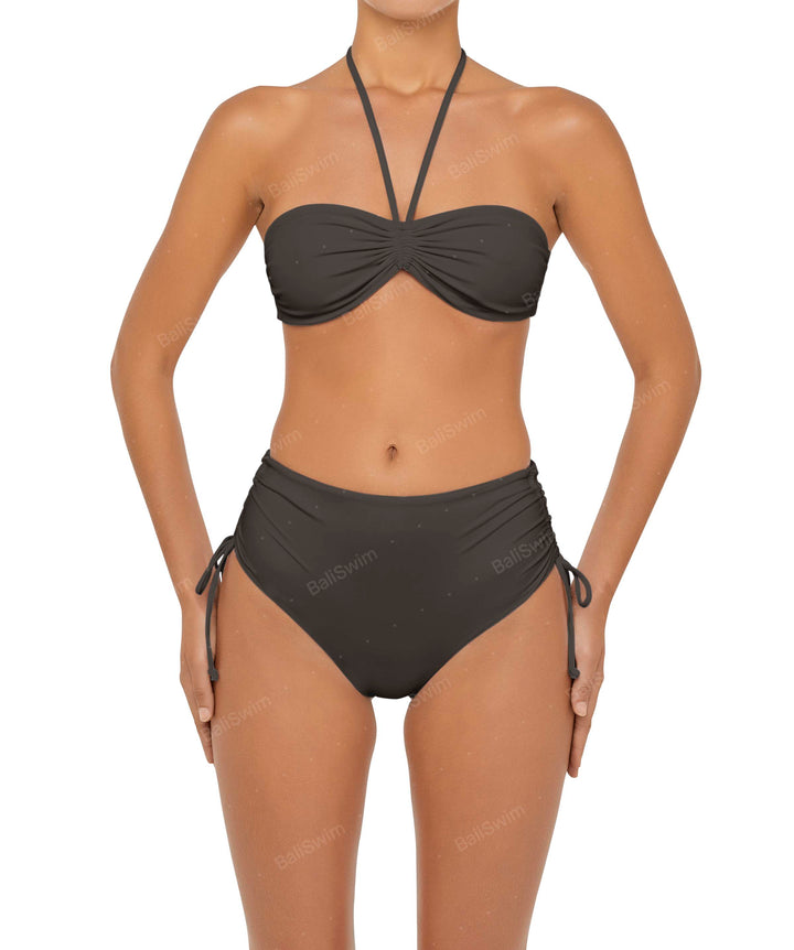 BSWS-T89 Bandeau Halter Neck Bikini Top