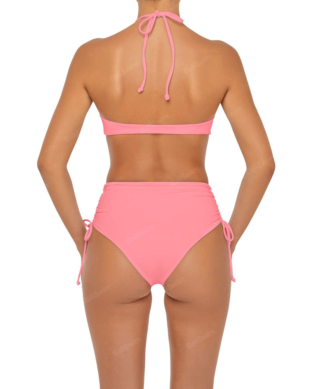 BSWS-T89 Bandeau Halter Neck Bikini Top