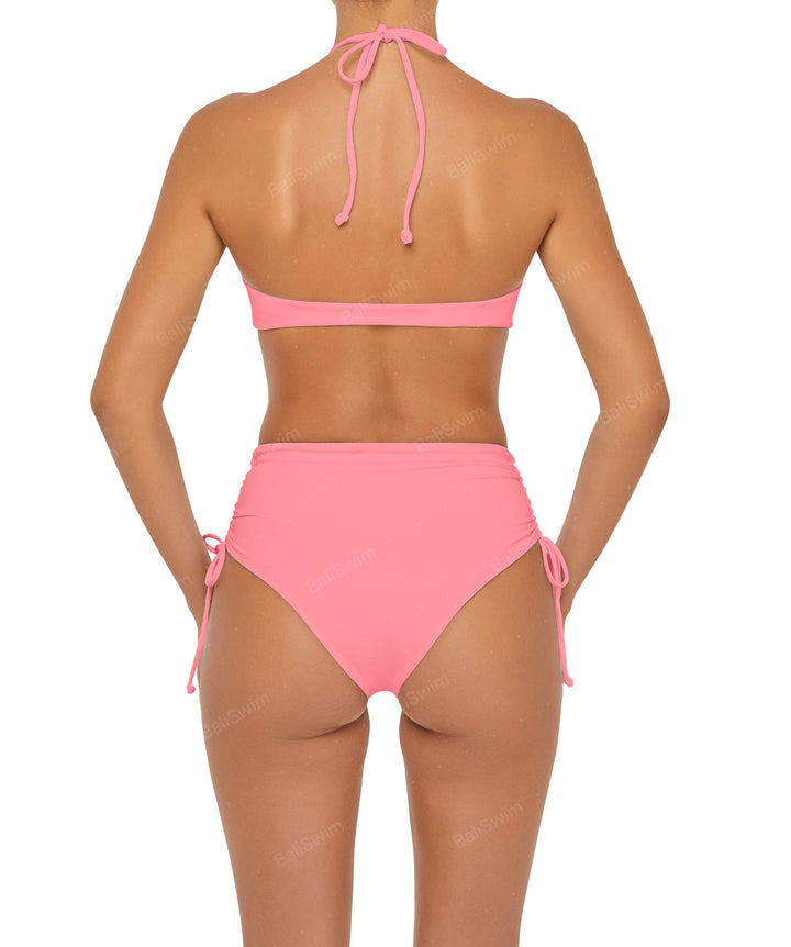 BSWS-T89 Bandeau Halter Neck Bikini Top