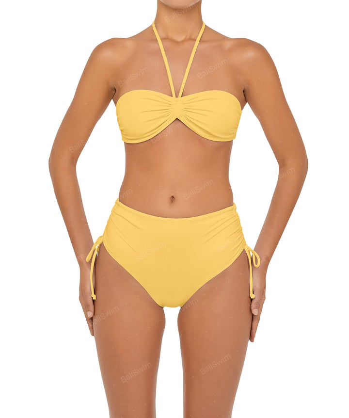 BSWS-T89 Bandeau Halter Neck Bikini Top