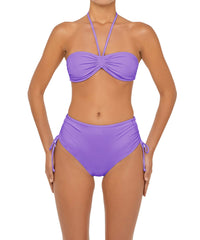 BSWS-B89 High Waisted Side Tunneled Bikini Bottom