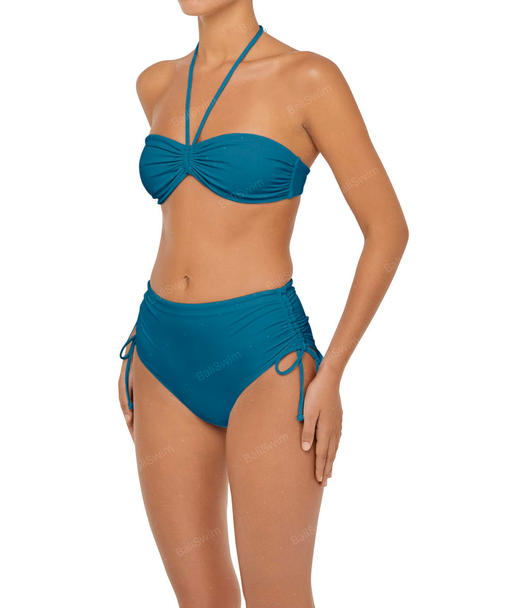 BSWS-T89 Bandeau Halter Neck Bikini Top