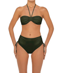 BSWS-T89 Bandeau Halter Neck Bikini Top