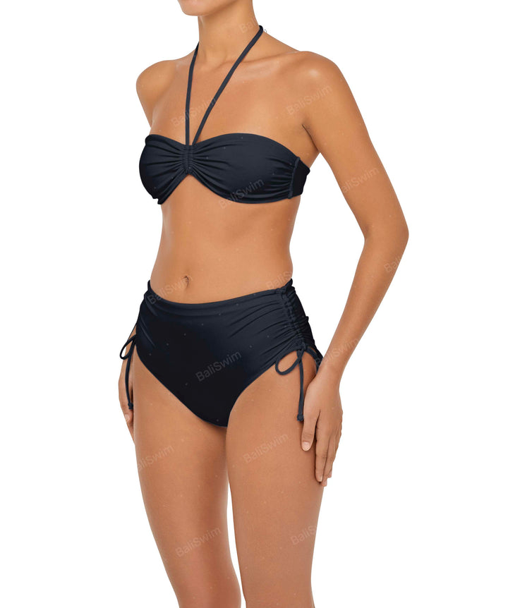 BSWS-T89 Bandeau Halter Neck Bikini Top
