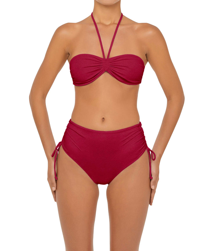 BSWS-T89 Bandeau Halter Neck Bikini Top