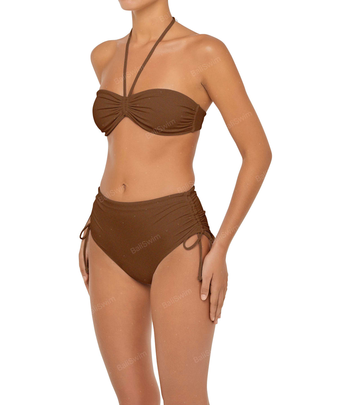 BSWS-T89 Bandeau Halter Neck Bikini Top