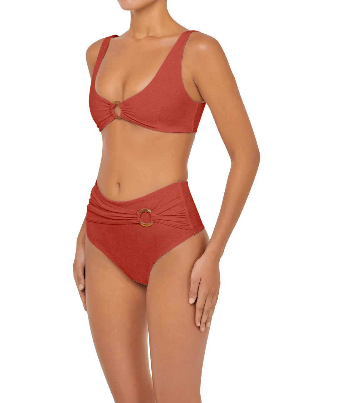 BSWS-T89 Bandeau Halter Neck Bikini Top