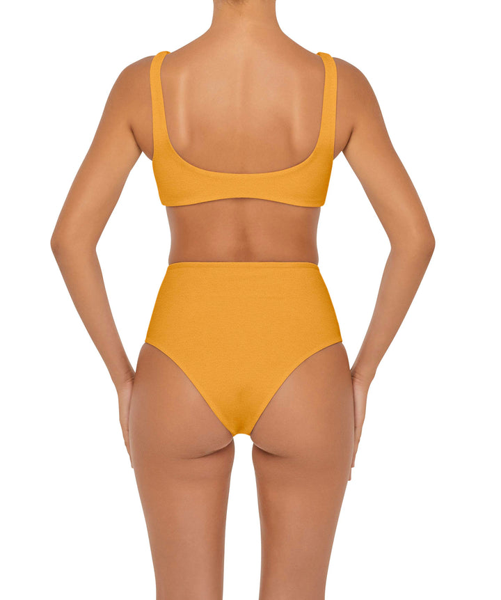 BSWS-B90 High Waisted Waist Belted O'Ring Bikini Bottom