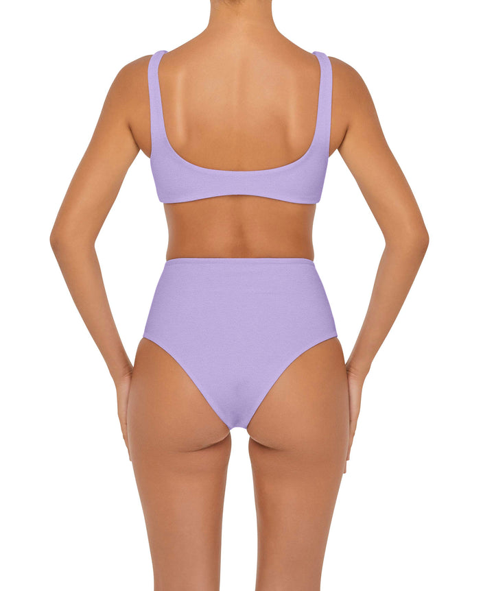 BSWS-B90 High Waisted Waist Belted O'Ring Bikini Bottom