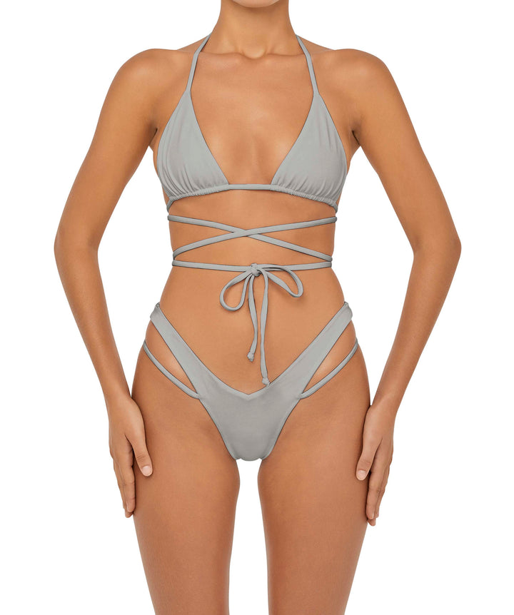 BSWS-B91 V-Waisted Double Strap Bikini Bottom