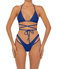 BSWS-B91 V-Waisted Double Strap Bikini Bottom