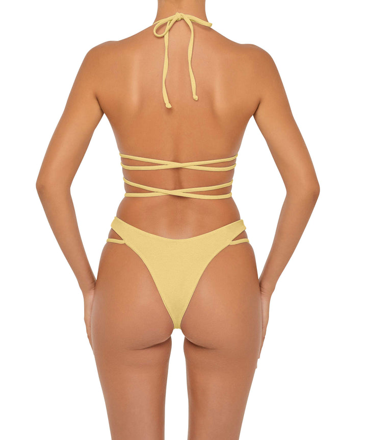 BSWS-T91 Wrap Around Straps Halter Bikini Top