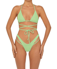 BSWS-B91 V-Waisted Double Strap Bikini Bottom