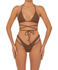 BSWS-B91 V-Waisted Double Strap Bikini Bottom