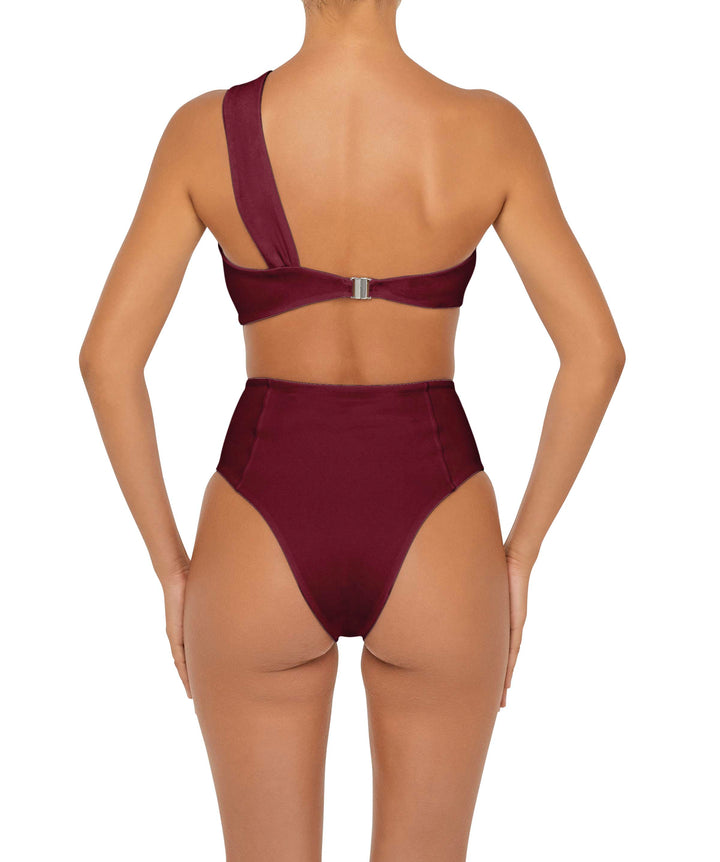 BSWS-T92 One Shoulder Tunnel Bandeau Top