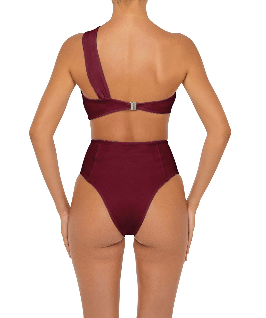 BSWS-B92 High Waisted Princess Seam Bikini Bottom