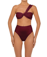 BSWS-T92 One Shoulder Tunnel Bandeau Top