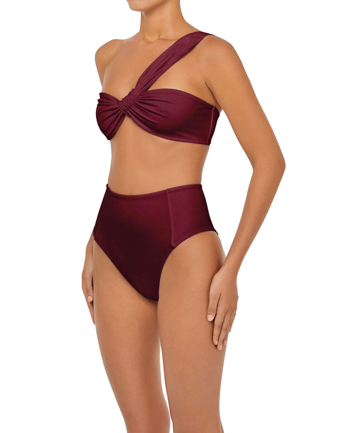 BSWS-T92 One Shoulder Tunnel Bandeau Top