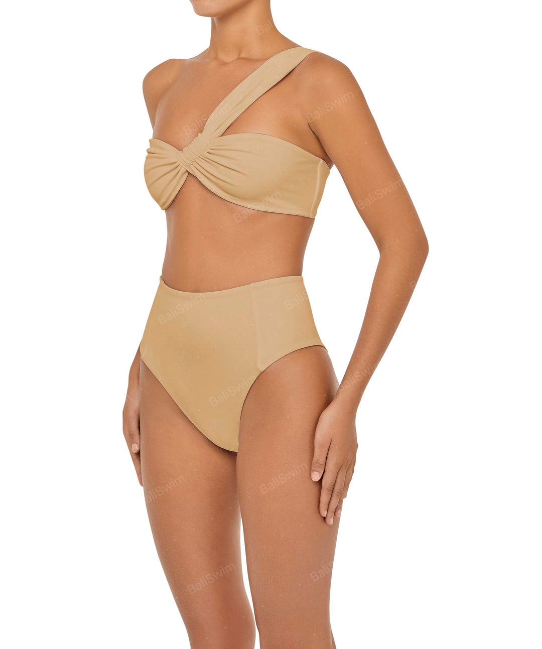 BSWS-B92 High Waisted Princess Seam Bikini Bottom