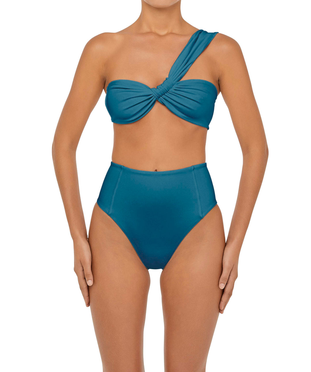 BSWS-B92 High Waisted Princess Seam Bikini Bottom