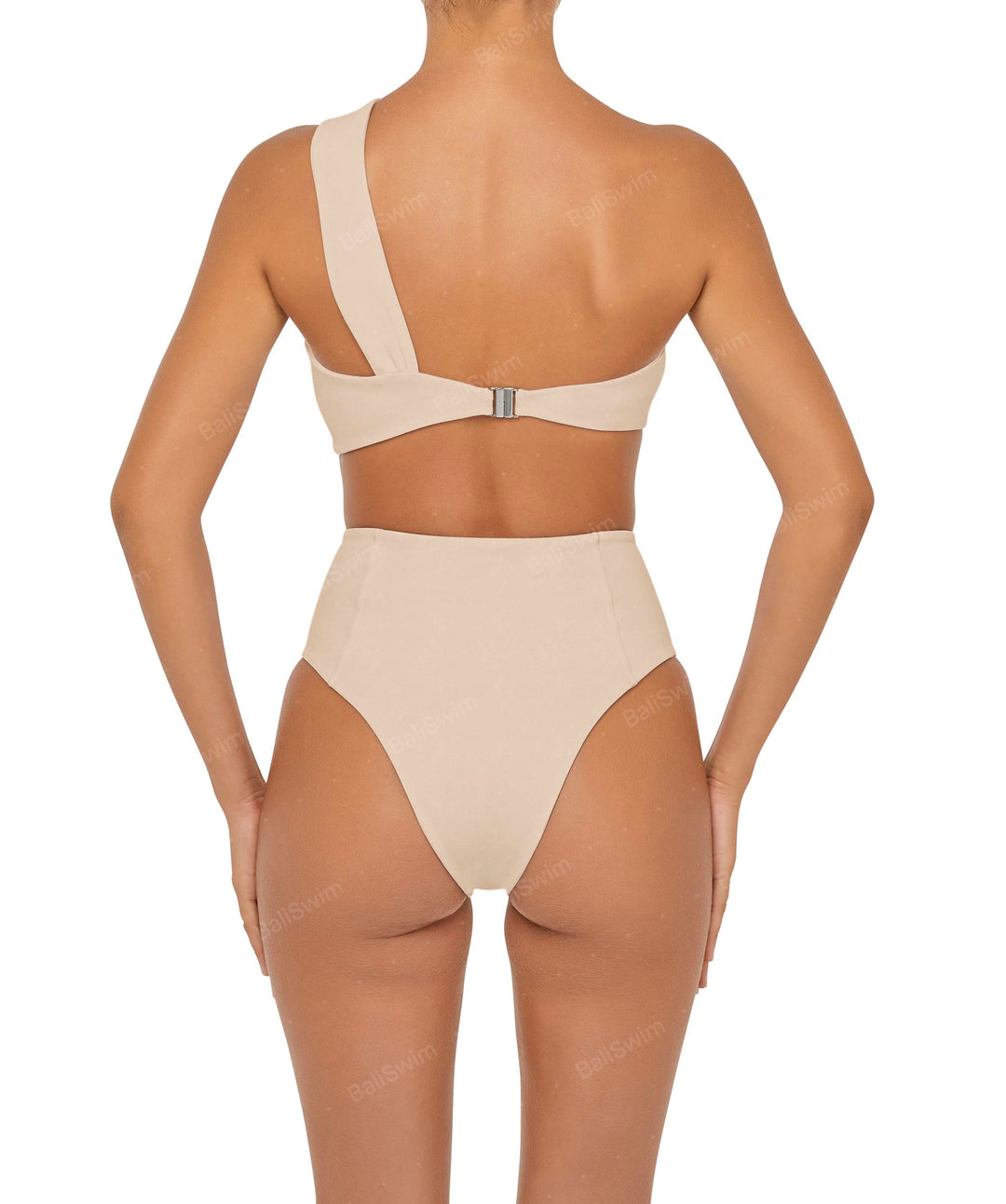 BSWS-B92 High Waisted Princess Seam Bikini Bottom