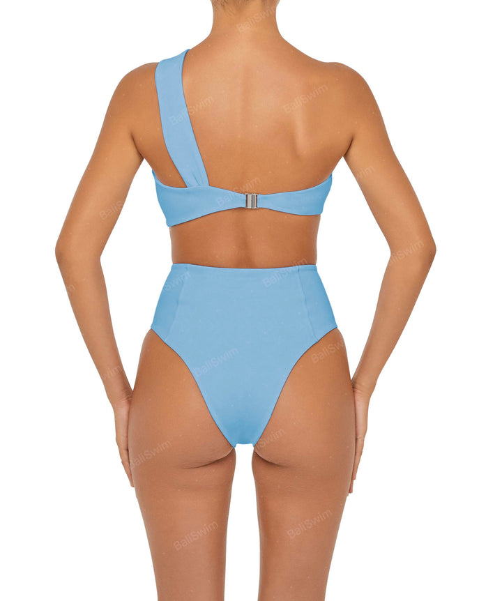 BSWS-B92 High Waisted Princess Seam Bikini Bottom