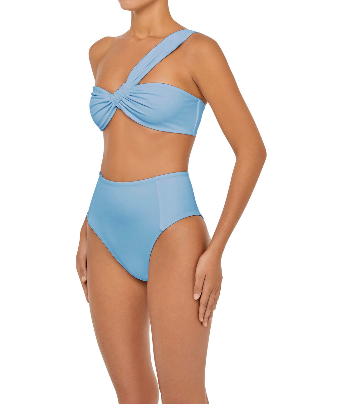 BSWS-T92 One Shoulder Tunnel Bandeau Top