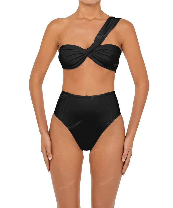 BSWS-B92 High Waisted Princess Seam Bikini Bottom