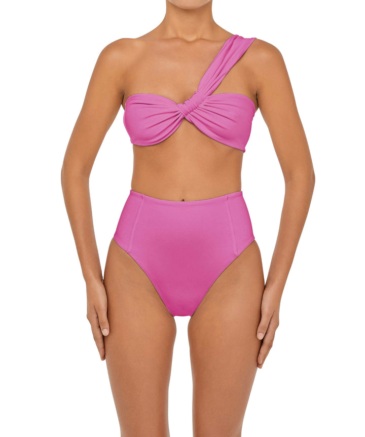 BSWS-T92 One Shoulder Tunnel Bandeau Top