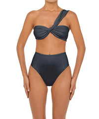 BSWS-T92 One Shoulder Tunnel Bandeau Top