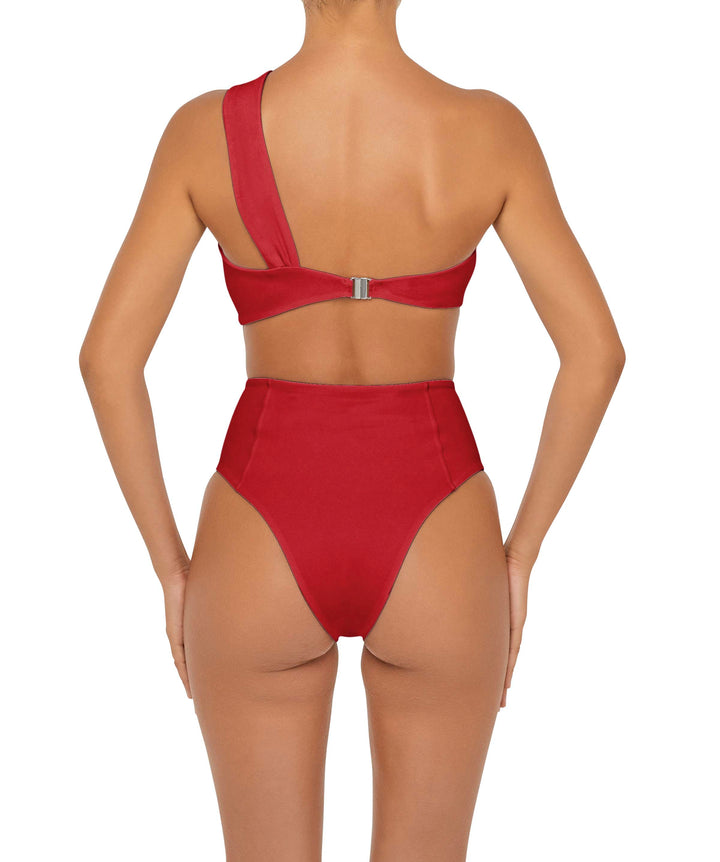 BSWS-B92 High Waisted Princess Seam Bikini Bottom