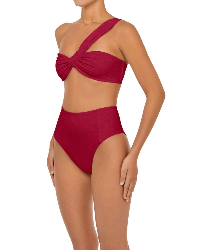 BSWS-T92 One Shoulder Tunnel Bandeau Top