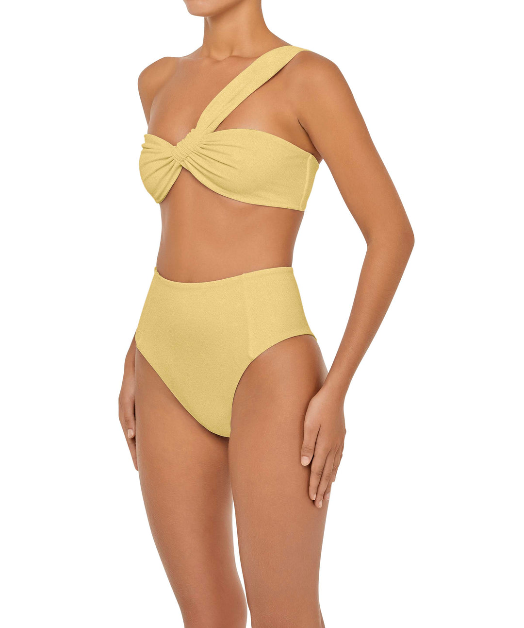 BSWS-B92 High Waisted Princess Seam Bikini Bottom
