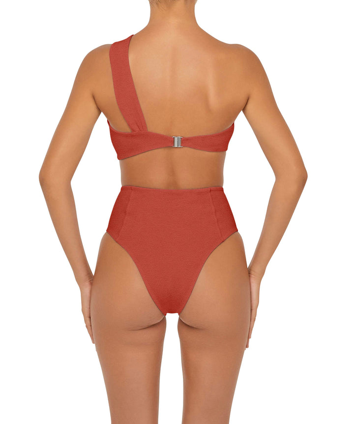 BSWS-T92 One Shoulder Tunnel Bandeau Top