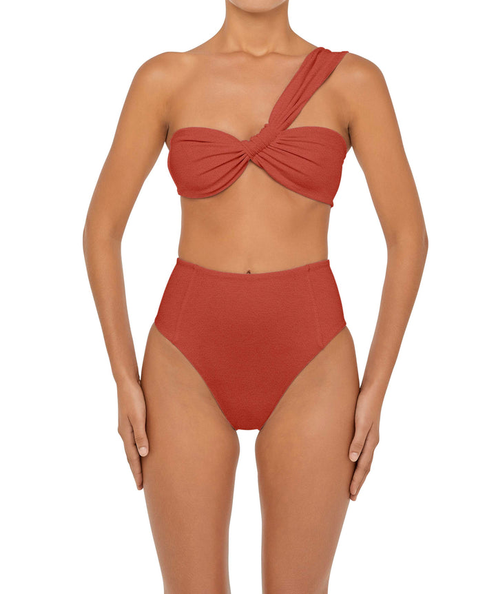 BSWS-T92 One Shoulder Tunnel Bandeau Top