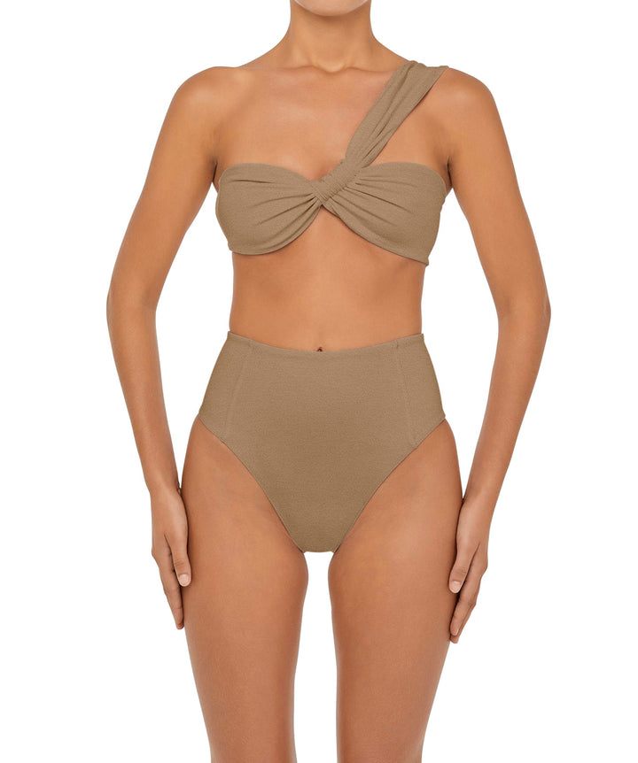 BSWS-T92 One Shoulder Tunnel Bandeau Top