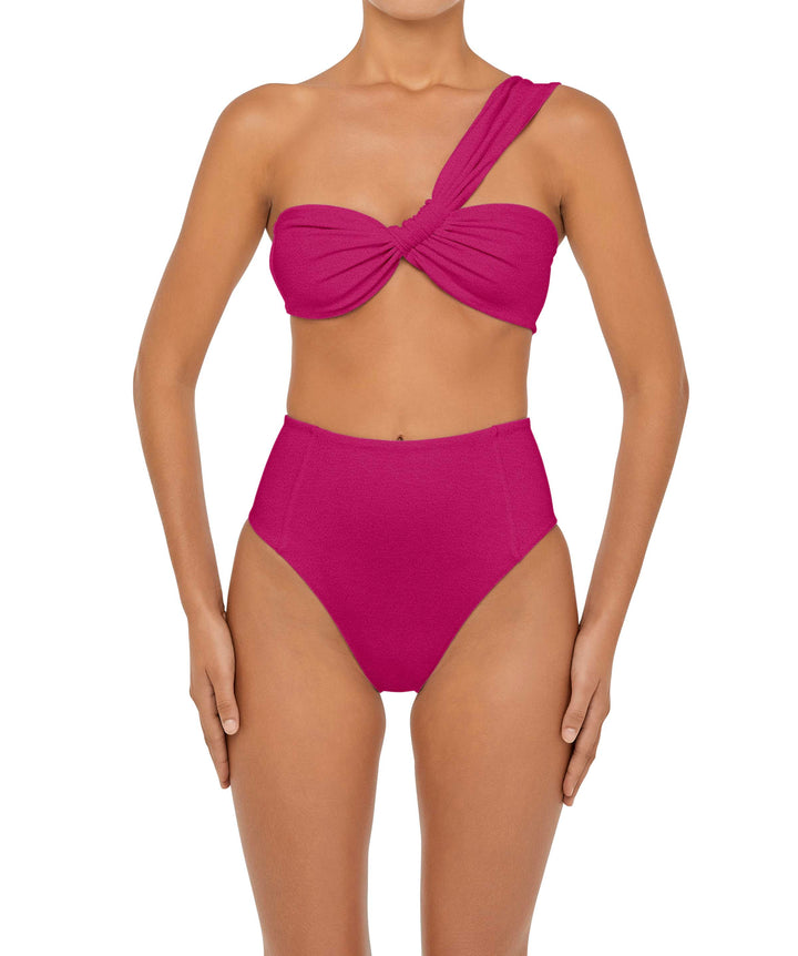 BSWS-T92 One Shoulder Tunnel Bandeau Top