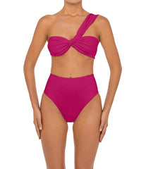 BSWS-T92 One Shoulder Tunnel Bandeau Top