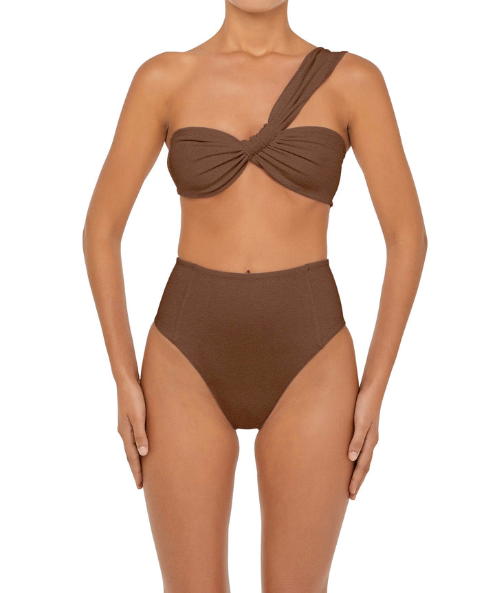 BSWS-T92 One Shoulder Tunnel Bandeau Top