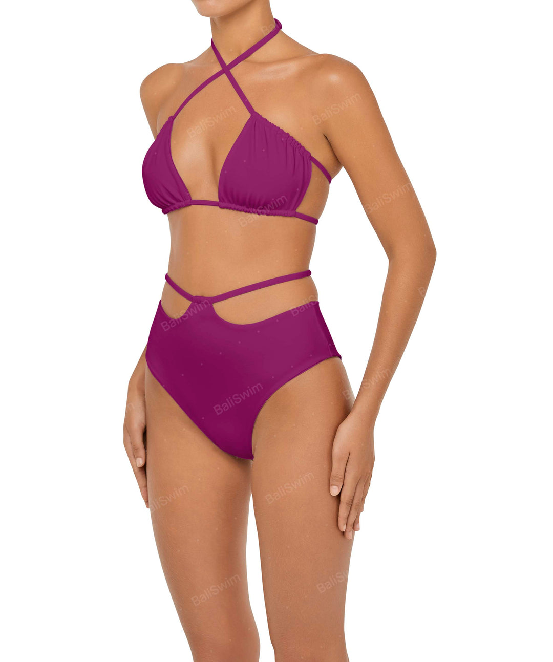 BSWS-T93 Versatile Strappy Bikini Top