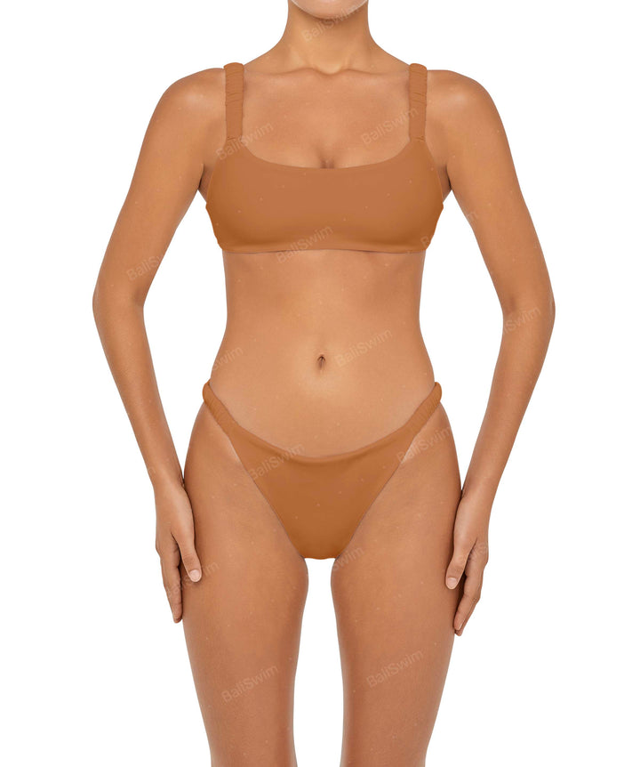 BSWS-B94 Gathered Strap Bikini Bottom