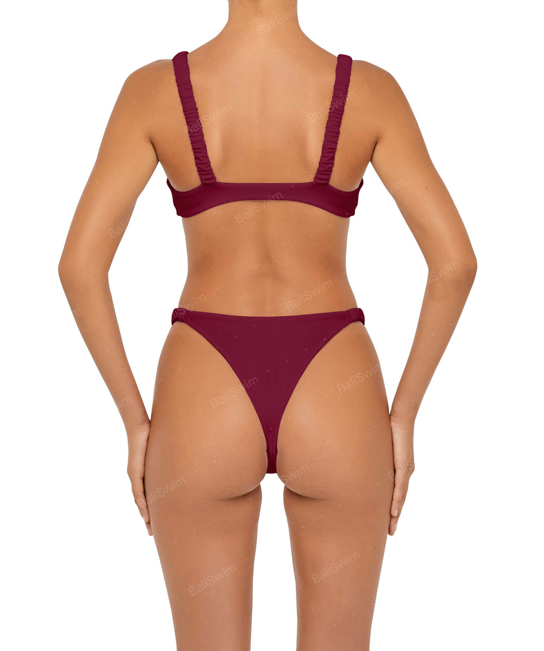 BSWS-B94 Gathered Strap Bikini Bottom