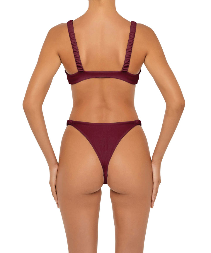 BSWS-T94 Scrunch Strap Bralette with Fixed Back