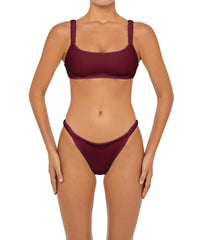 BSWS-T94 Scrunch Strap Bralette with Fixed Back